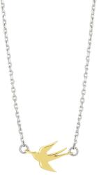 Preciosa Ezüst nyaklánc Aranyozott fecske 5373Y00