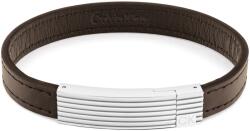 Calvin Klein Modern férfi karkötő sötétbarna bőrből 35000268