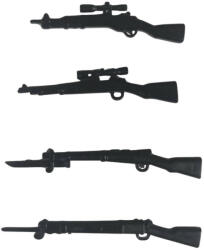 Sluban katonai építőjáték kiegészítő szett - 4 db-os csomag