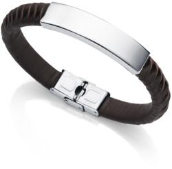 Viceroy Sötétbarna bőr karkötő Magnum 15126P01011