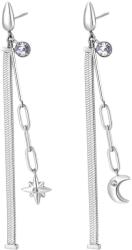 Brosway Hosszú aszimmetrikus fülbevaló tiszta kristályokkal Chant BAH53