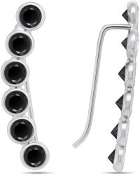 Brilio Silver Csillogó hosszú ezüst fülbevaló EA222WBC