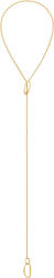 Calvin Klein Hosszú variálható aranyozott nyaklánc Sculptural 35000442
