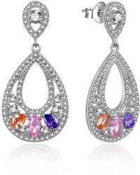 MOISS Ezüst fülbevaló cirkónium kővel Bernarda E0003038