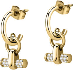 Morellato Aranyozott kerek fülbevalók medálokkal Abbraccio SAUC05