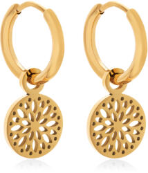 Troli Bámulatos aranyozott karika fülbevaló 2 az 1-ben VABRAE019G