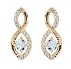 Troli Bájos aranyozott topáz fülbevaló PO/SE09089TZ