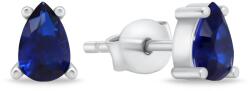 Brilio Silver Bájos ezüst fülbevaló kék cirkónium kövekkel EA860WB