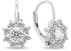 Brilio Silver Gyönyörű ezüst fülbevaló színtiszta cirkónium kövekkel EA744W