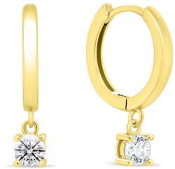 Brilio Silver Aranyozott karika fülbevaló medálokkal EA493Y