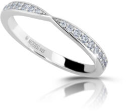 Modesi Csillogó ezüst gyűrű cirkónium kövekkel M01111 54 mm