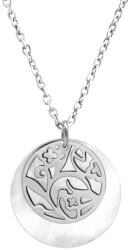 Pierre Lannier Finom acél nyaklánc gyöngyház díszítéssel Eolia BJ03A0191