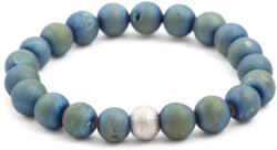 Agato Beneto Achát gyöngykarkötő MINK73/17