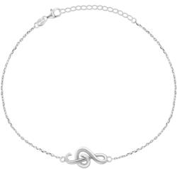 Brilio Silver Játékos ezüst karkötő Violinkulcs BRC46W