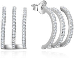 Beneto Divatos ezüst fülbevaló cirkónium kővel AGUP3301