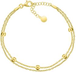 Brilio Silver Dupla aranyozott gyöngy karkötő BRC107Y