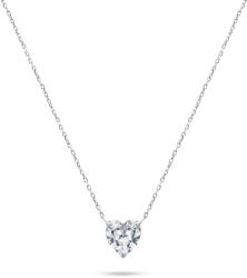 Brilio Silver Csillogó ezüst nyaklánc Szív NCL53W