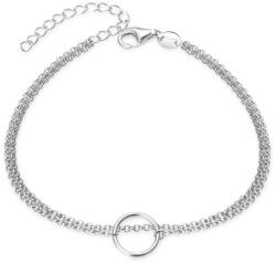 Beneto Stílusos dupla ezüst karkötő AGB734/21