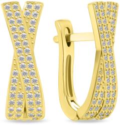 Brilio Silver Csillogó aranyozott fülbevaló PE066Y