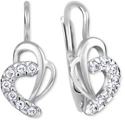 Soliter Brilio Bájos fehérarany fülbevaló cirkónium kövekkel 239 001 00585 07