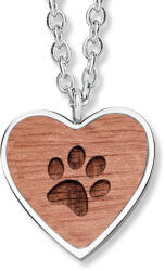 CRYSTalp Eredeti acél nyaklánc manccsal Wooden Paw 30418. W2. E. 36