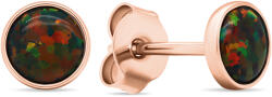 Brilio Silver Bronz fülbevaló, szintetikus opálokkal EA579RBC