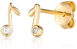 JVD Bájos lányos fülbevaló Hangjegy cirkónium kövekkel SVLE1825XH2GO00