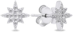 Brilio Silver Ezüst fülbevaló cirkónium kövekkel Csillagok EA623W