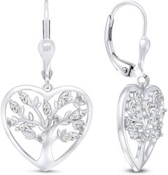 Brilio Silver Népszerű ezüst fülbevaló Életfa EA312W