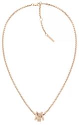 Calvin Klein Modern bronz acél nyaklánc kristályokkal 35000366