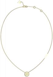 Guess Aranyozott nyaklánc cirkónium kövekkel Love Guess JUBN04080JWYGT/U