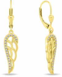 Brilio Silver Gyönyörű aranyozott fülbevaló Angyalszárny EA330Y