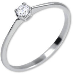 Soliter Brilio Fehér arany eljegyzési gyűrű kristállyal 226 001 01036 07 58 mm