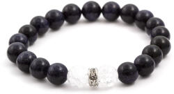 Agato Beneto Aventurinból és kristályból készült gyöngy karkötő MINK26/17