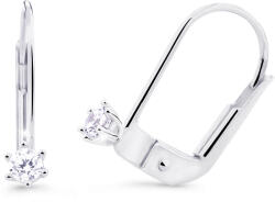 Cutie Diamonds Minimalist fehér arany fülbevalók gyémántokkalDZ8020-55-00-X-2