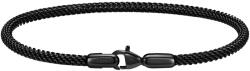 Daniel Wellington Divatos fekete acél karkötő Mesh Perfect Pair DW0040069 18, 5 cm