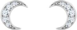 Preciosa Csillogó ezüst bedugós fülbevalók köbös cirkónium kövekkel Moon Star 5363 00