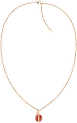 Tommy Hilfiger Stílusos bronz nyaklánc karneol ásvánnyal 2780763
