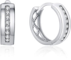 MOISS Ezüst karika fülbevaló színtiszta cirkónium kövekkel E0000182
