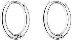Rosefield Minimalista acél karika fülbevaló Essentials JESHS-J582