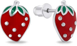 Brilio Silver Gyönyörű ezüst fülbevaló Eper EA708W