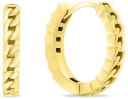 Brilio Silver Stílusos aranyozott karika fülbevaló EA991Y