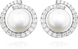 Silver Cat Egyedi ezüst fülbevaló gyöngyökkel SC484