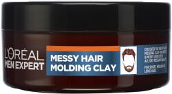 L'Oréal L´Oréal Paris Hajformázó agyag Men Expert (Messy Hair Molding Clay) 75 ml