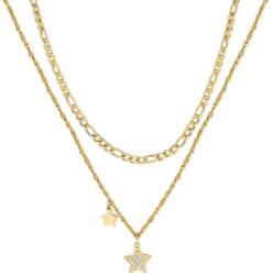 S'Agapõ S`Agap? Dupla aranyozott nyaklánc medállal Aurora SAR25