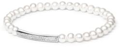 Silvego Rugalmas gyöngy karkötő Noya ezüst díszítéssel LPS19222BW