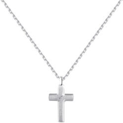 Brosway Stílusos acél nyaklánc kereszttel Backliner BBC04