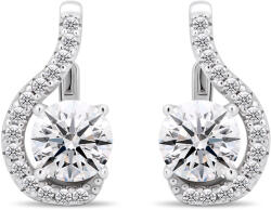 Brilio Silver Csillogó ezüst fülbevaló átlátszó cirkónium kövekkel EA375W