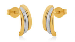 Brilio Elegáns bicolor arany fülbevaló 14/166.942/3