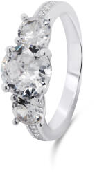 Brilio Silver Megkülönböztető ezüst gyűrű cirkónium kövekkel RI043W 60 mm